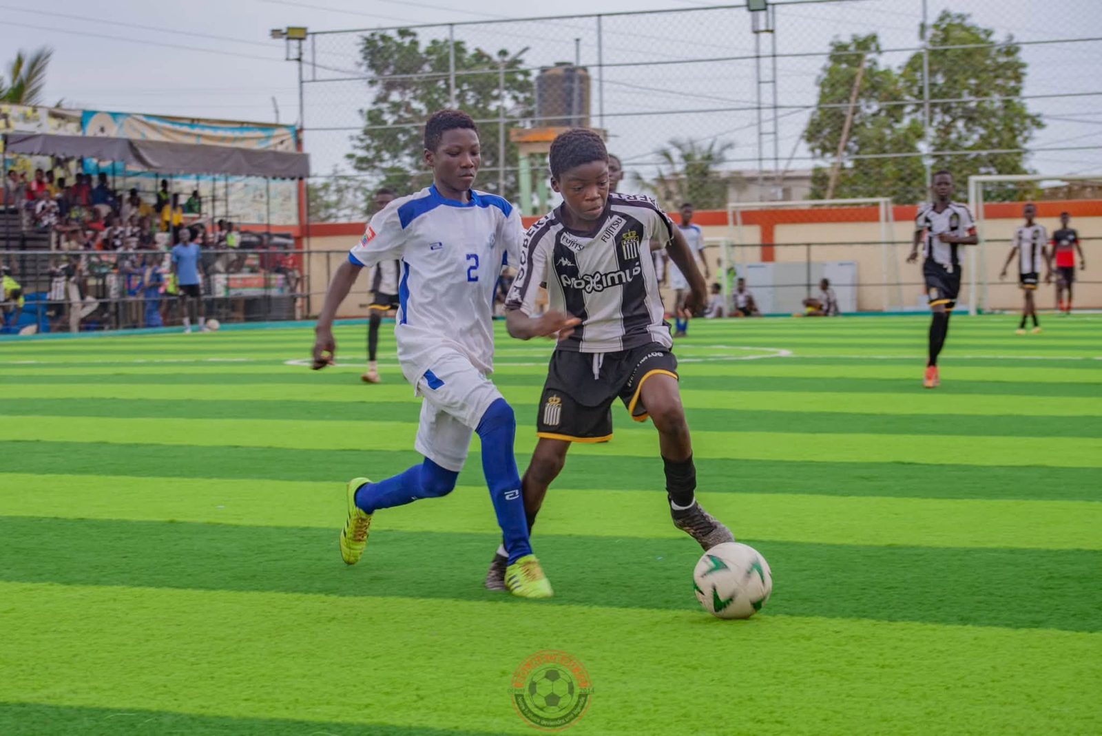 Action de jeu du match amical des U13