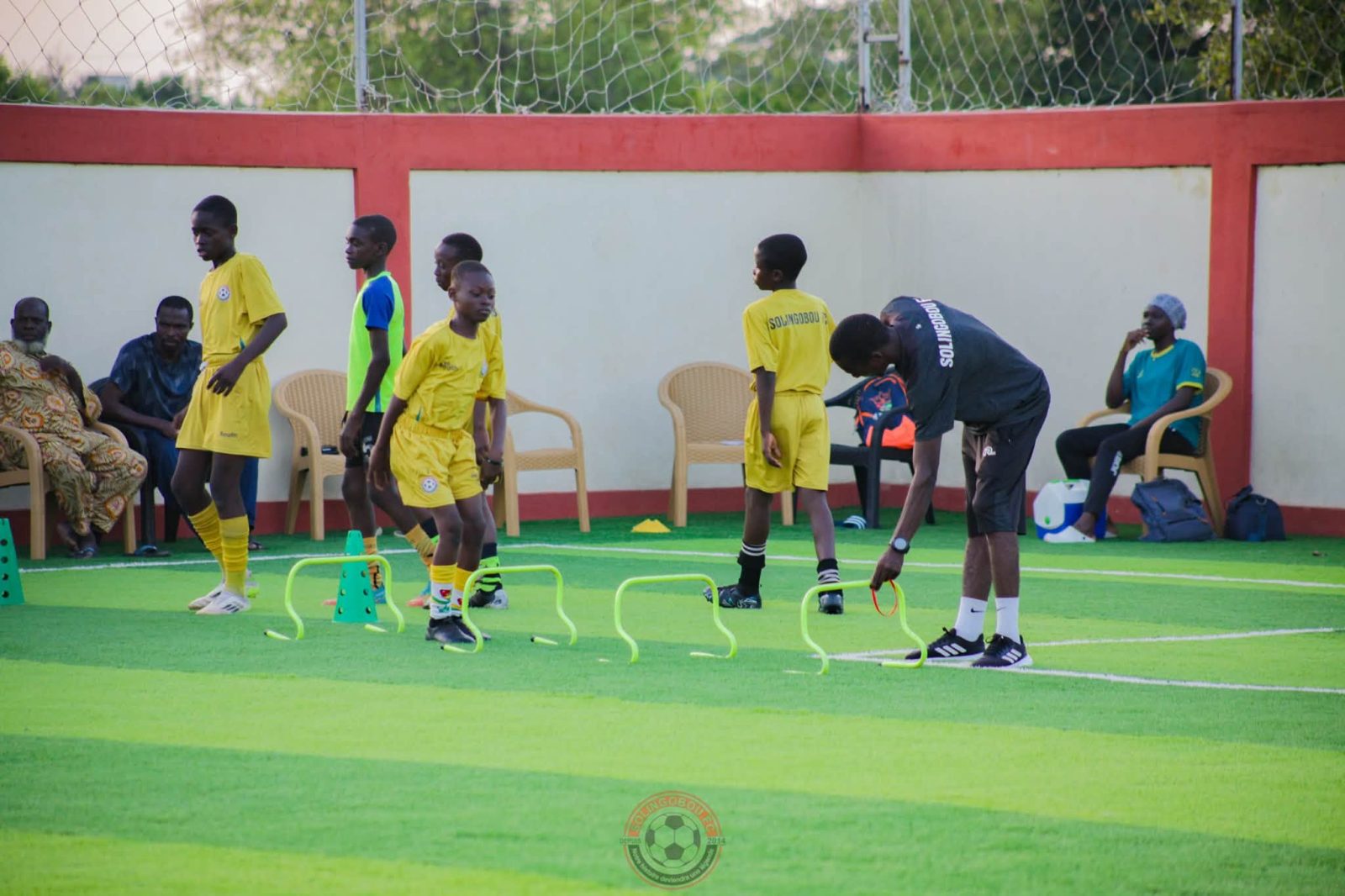 Exercice de petites haies pour les plus jeunes