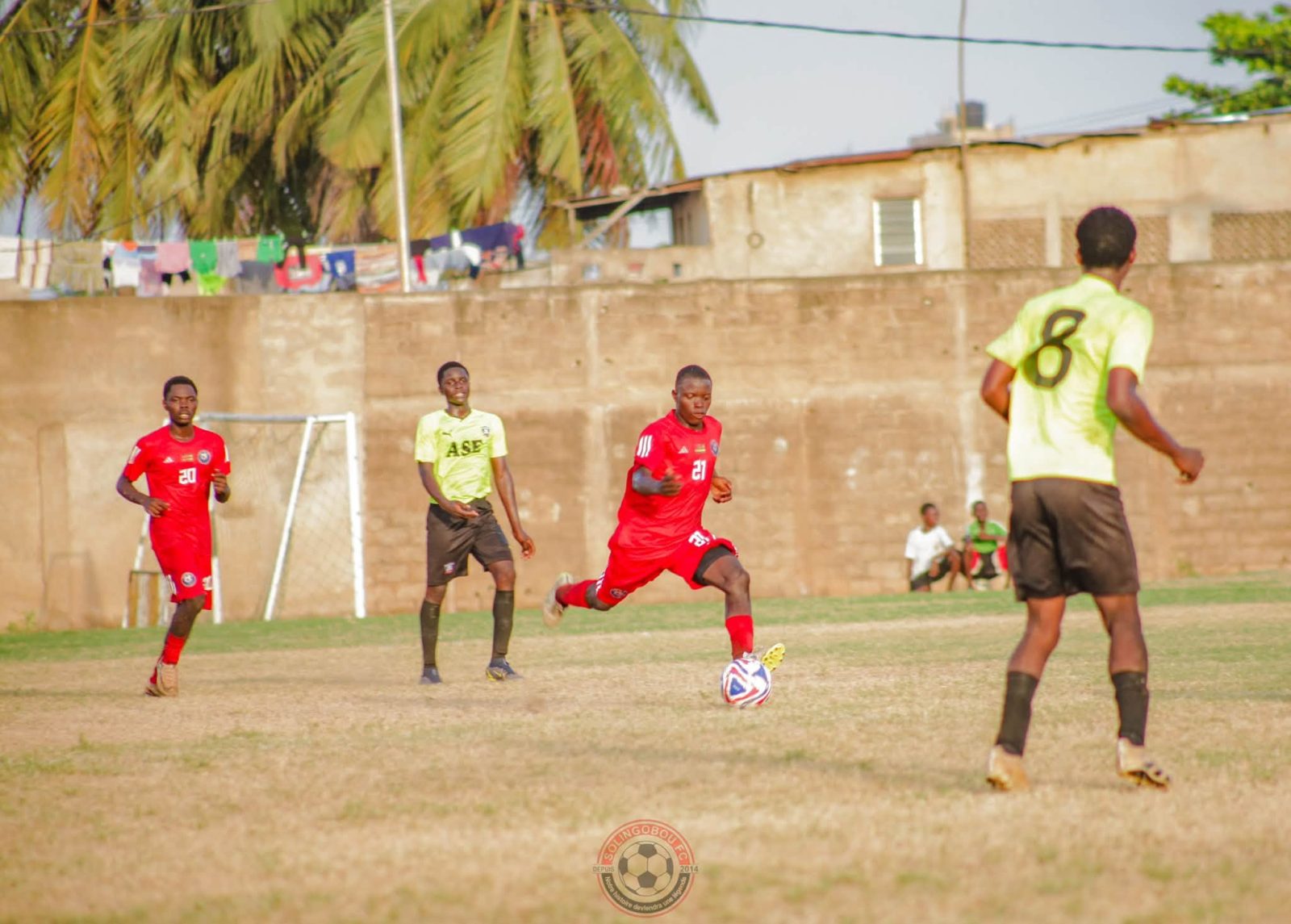 Phase de jeu du match U17 contre l’ASE